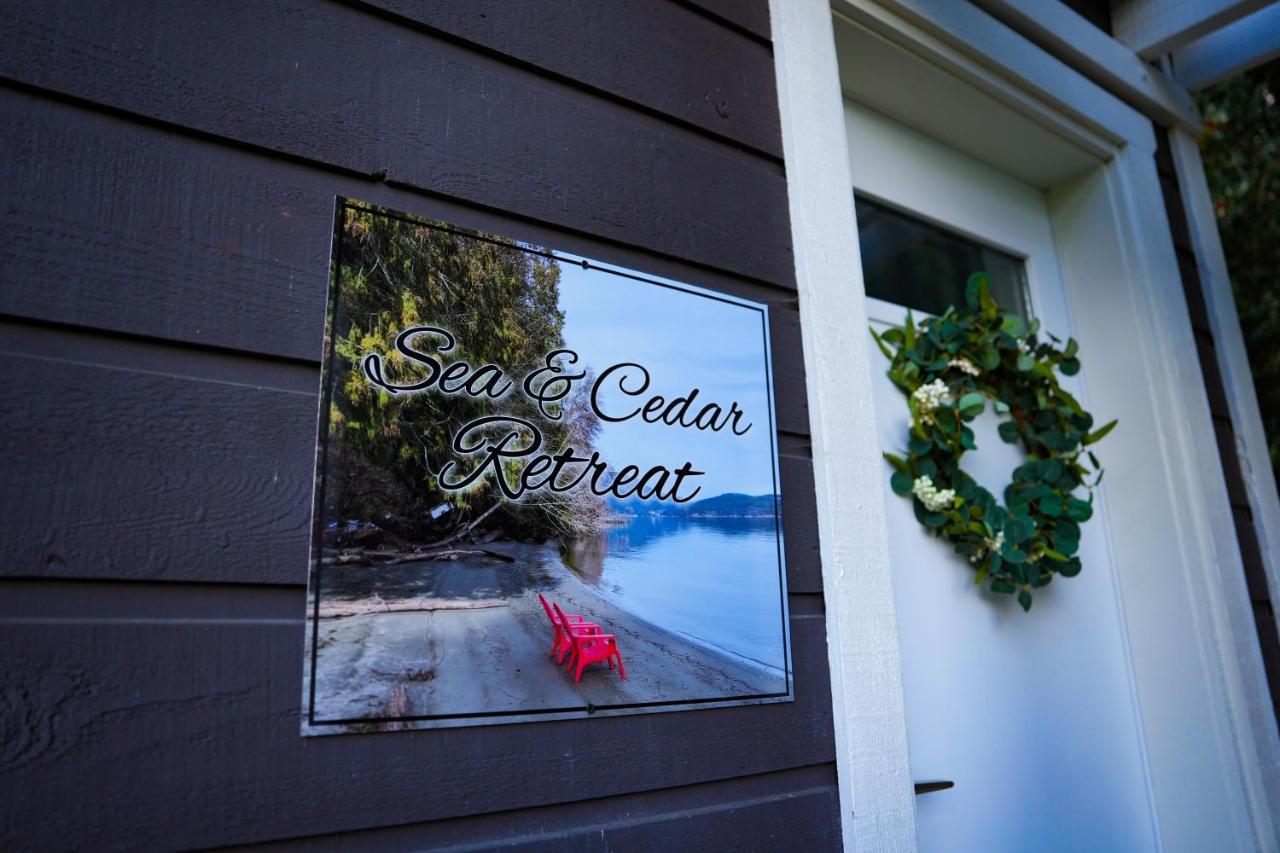 Sea And Cedar Retreat-A Home In A Tranquil Setting Cowichan Bay Esterno foto